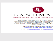 Tablet Screenshot of landmark.net