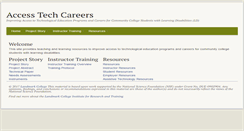 Desktop Screenshot of accesstechcareers.landmark.edu