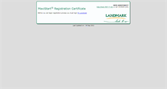 Desktop Screenshot of maxistart.landmark.com.au