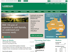 Tablet Screenshot of landmark.com.au
