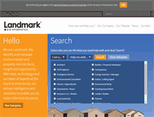 Tablet Screenshot of landmark.co.uk